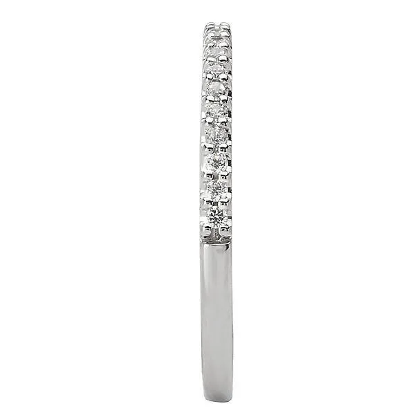 18kt White Gold Matching Diamond Wedding Band
