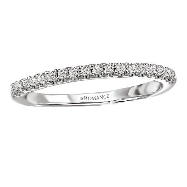 18kt White Gold Matching Diamond Wedding Band