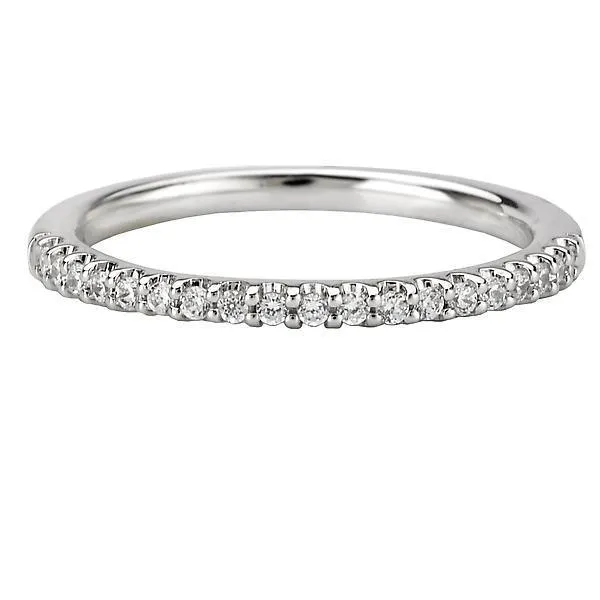 18kt White Gold Matching Diamond Wedding Band