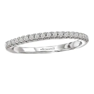 18kt White Gold Matching Diamond Wedding Band