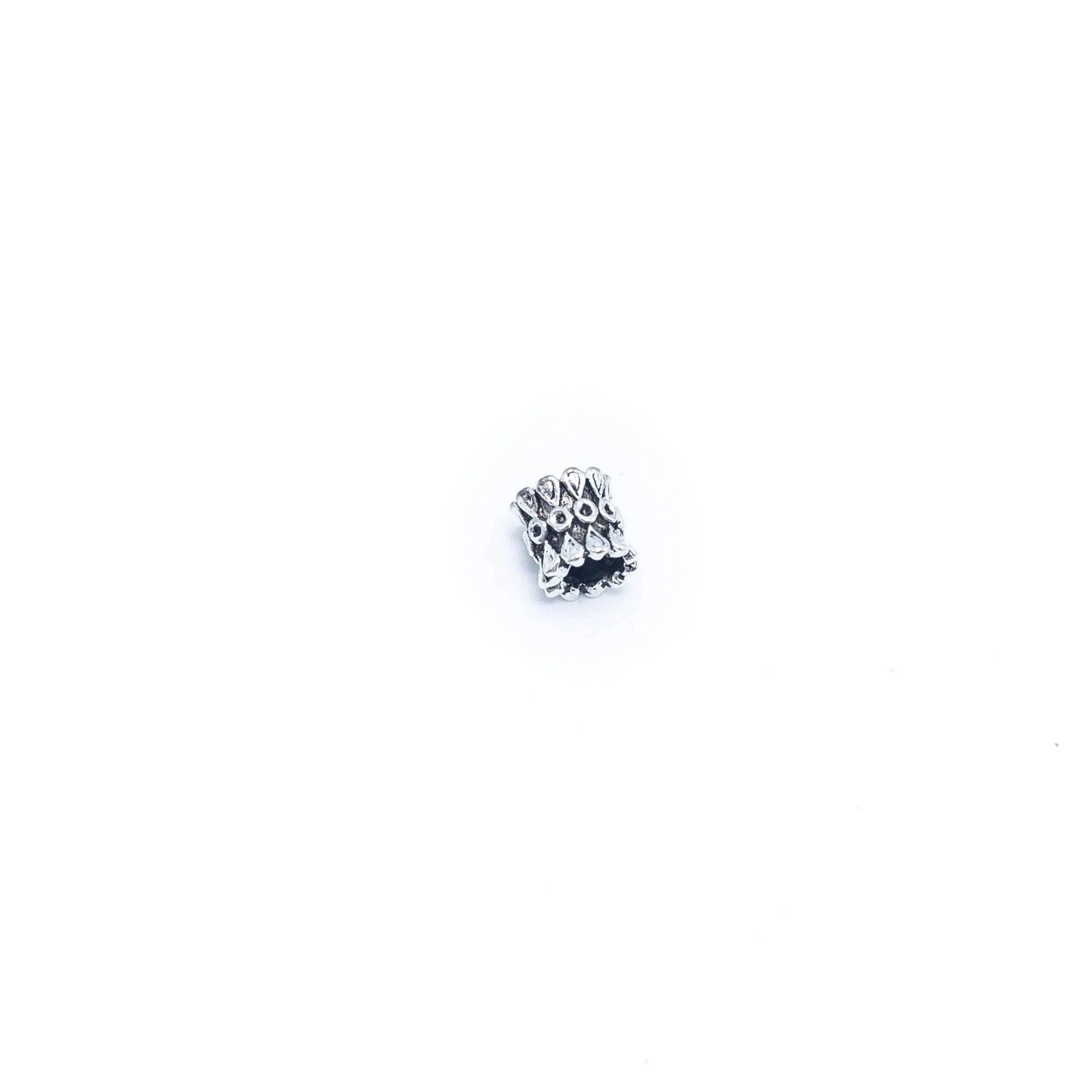 20PCS For 5mm leather antique silver  5mm round  Jewelry supply Findings Components- D-5-5-244