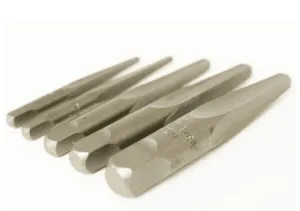 5 PIECE SCREW EXTRACTOR SET STRAIGHT FLUTE