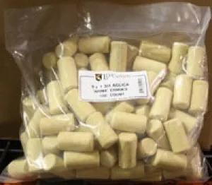 #9 Aglica Straight Wine Corks, Dozen Count