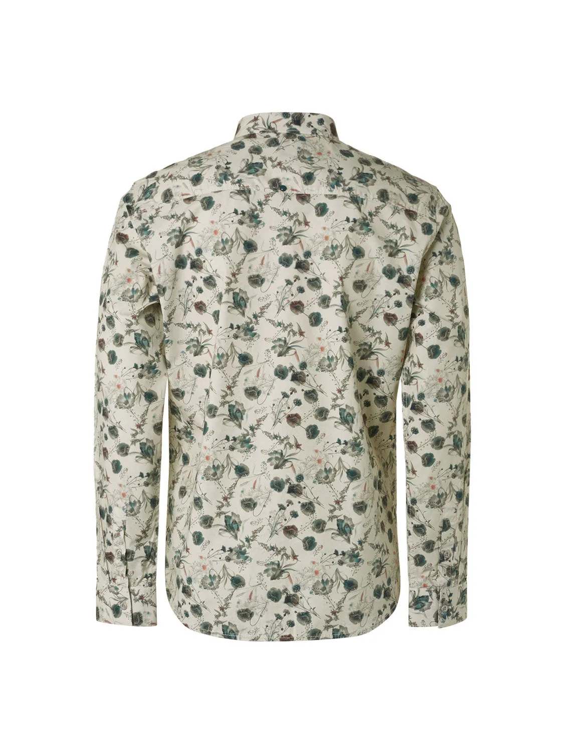 Allover Print Shirt: Off White