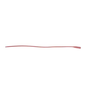 Bard Red Rubber Latex Catheter, All-Purpose, Straight, 16"