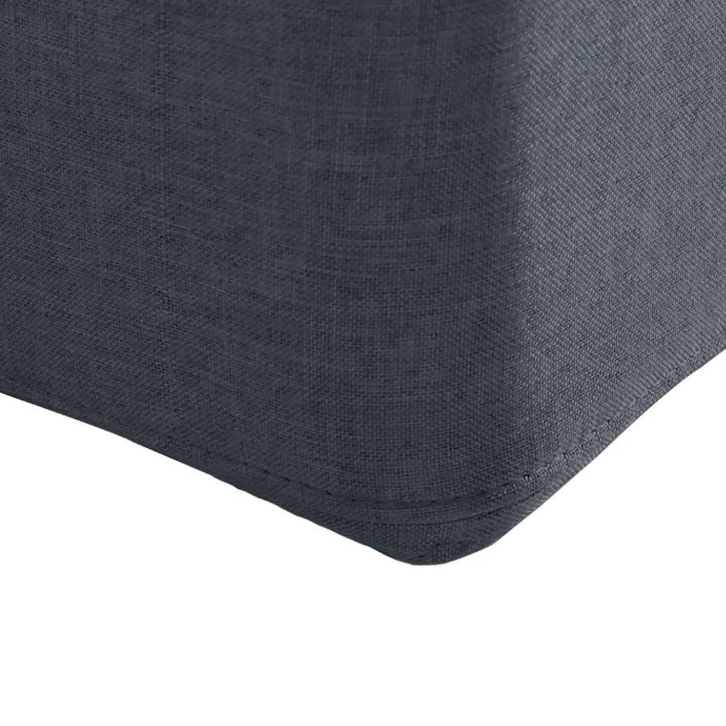 Bendigo Double Size Gas Lift Storage Bed Frame Dark Grey