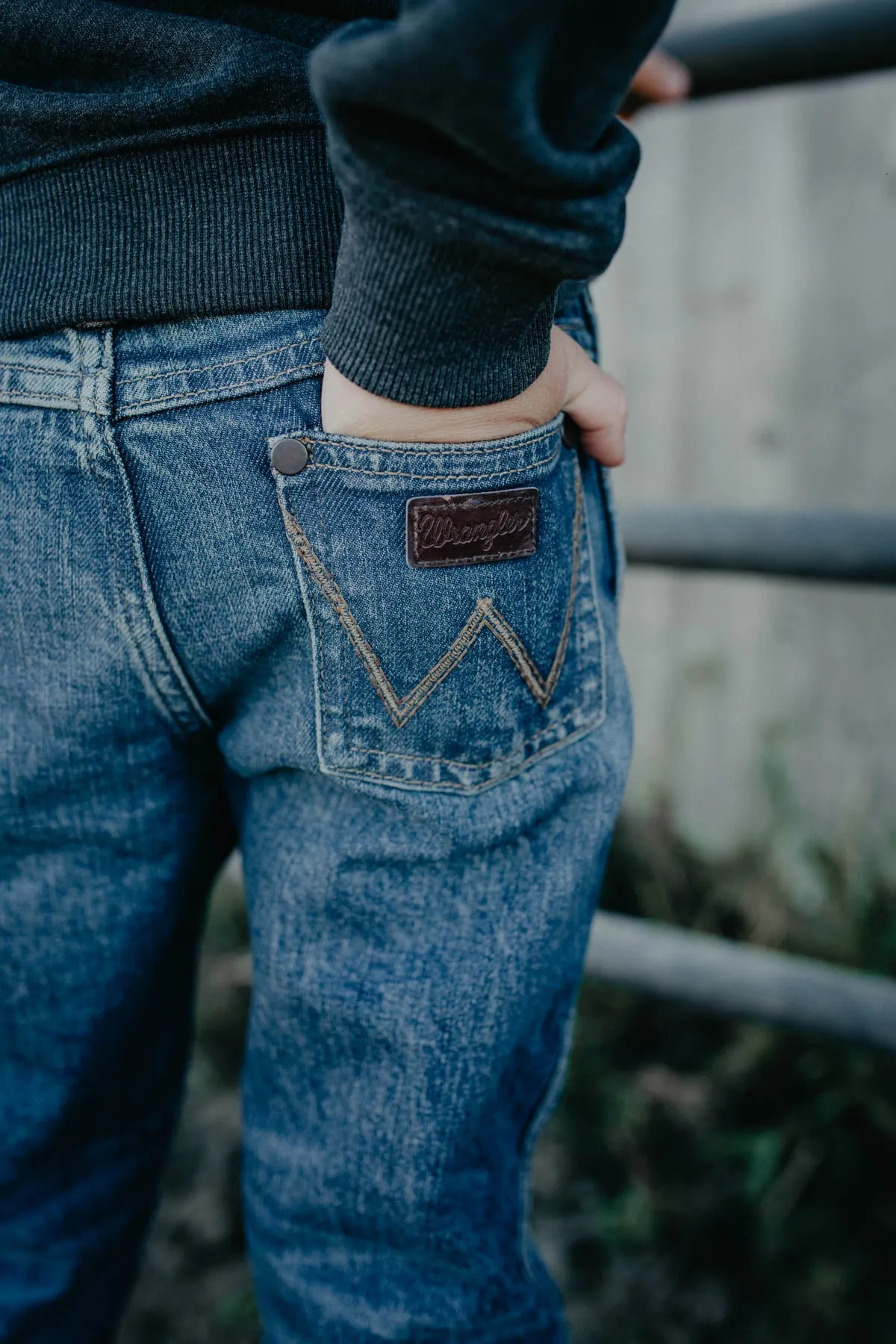 'Blaze' Boy's Slim Bootcut Wrangler Jeans (Regular and Slim Fit; 2T - 16)