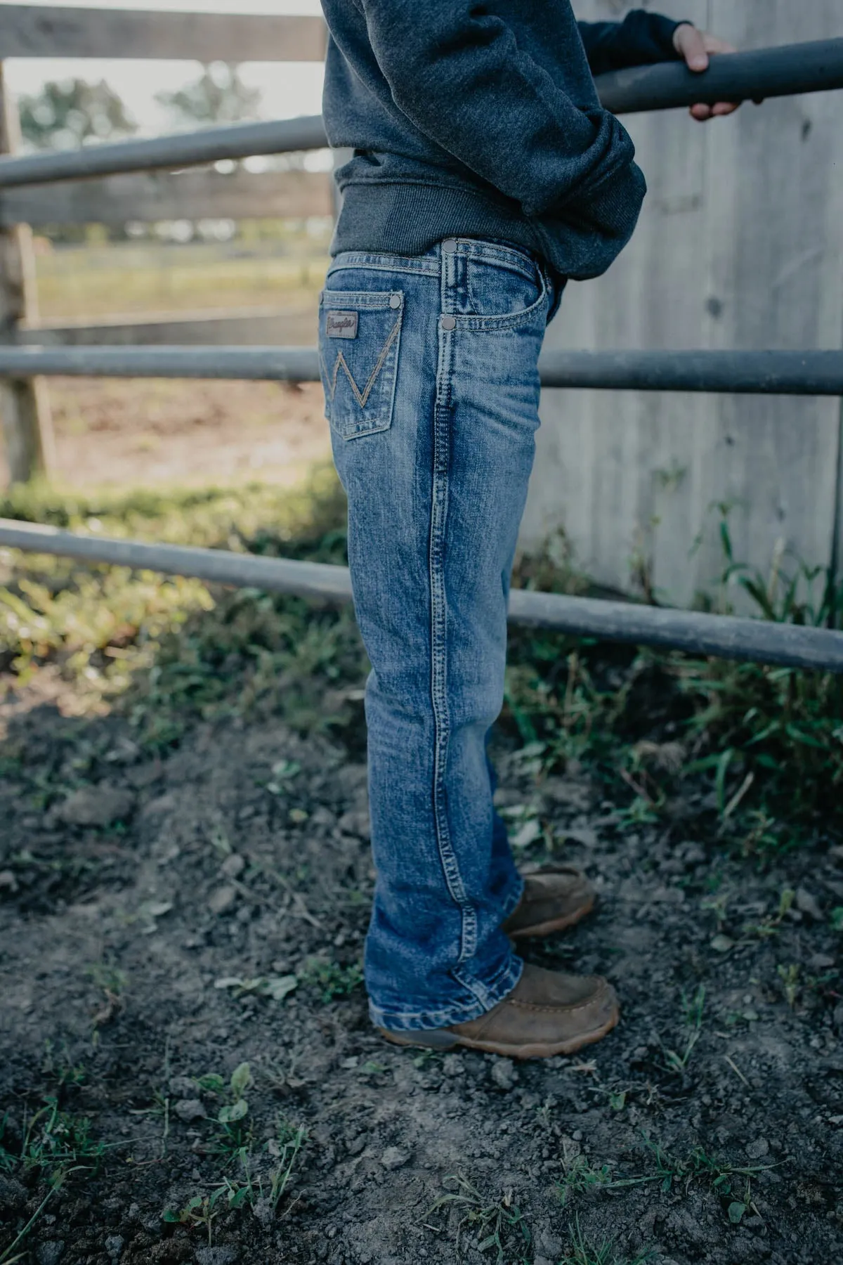 'Blaze' Boy's Slim Bootcut Wrangler Jeans (Regular and Slim Fit; 2T - 16)