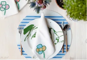 Bonham Striped Acrylic Placemat - round