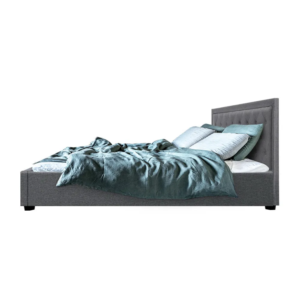 Bronte Storage Double Bed Frame Grey