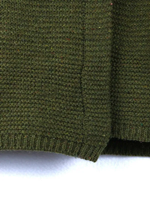 Button Front Hooded Cardigan Sweaters