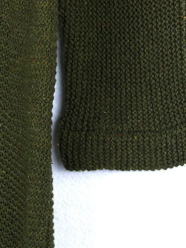 Button Front Hooded Cardigan Sweaters