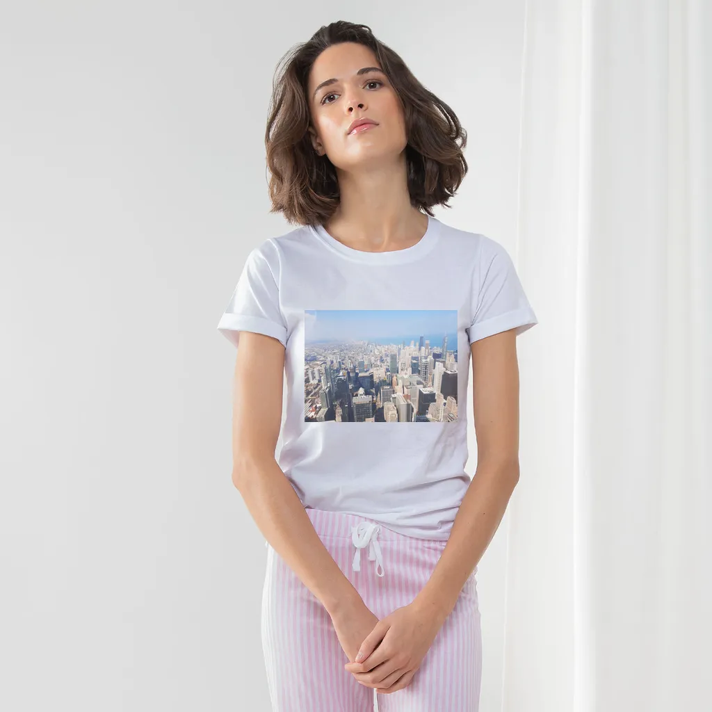 Chicago Skyline Women's Long Pant Pyjama Set