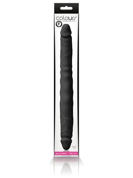 COLOURS Double Pleasures 12 in. REALISTIC SILCONE DILDO
