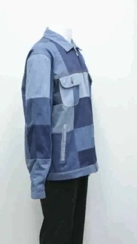 CR2166 Rework Denim Jackets Patchwork