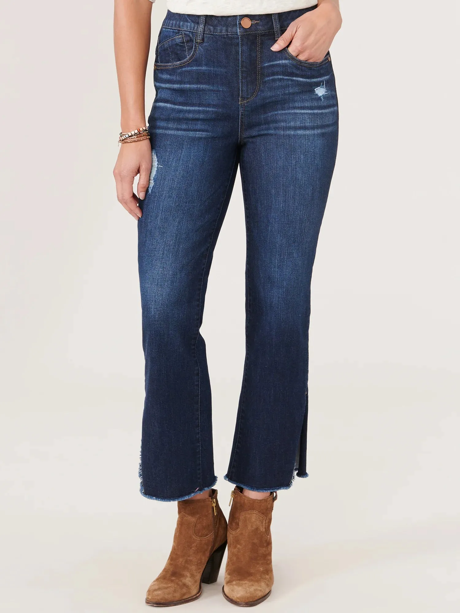 Democracy AbSolution Curved Hem Cropped Bootcut