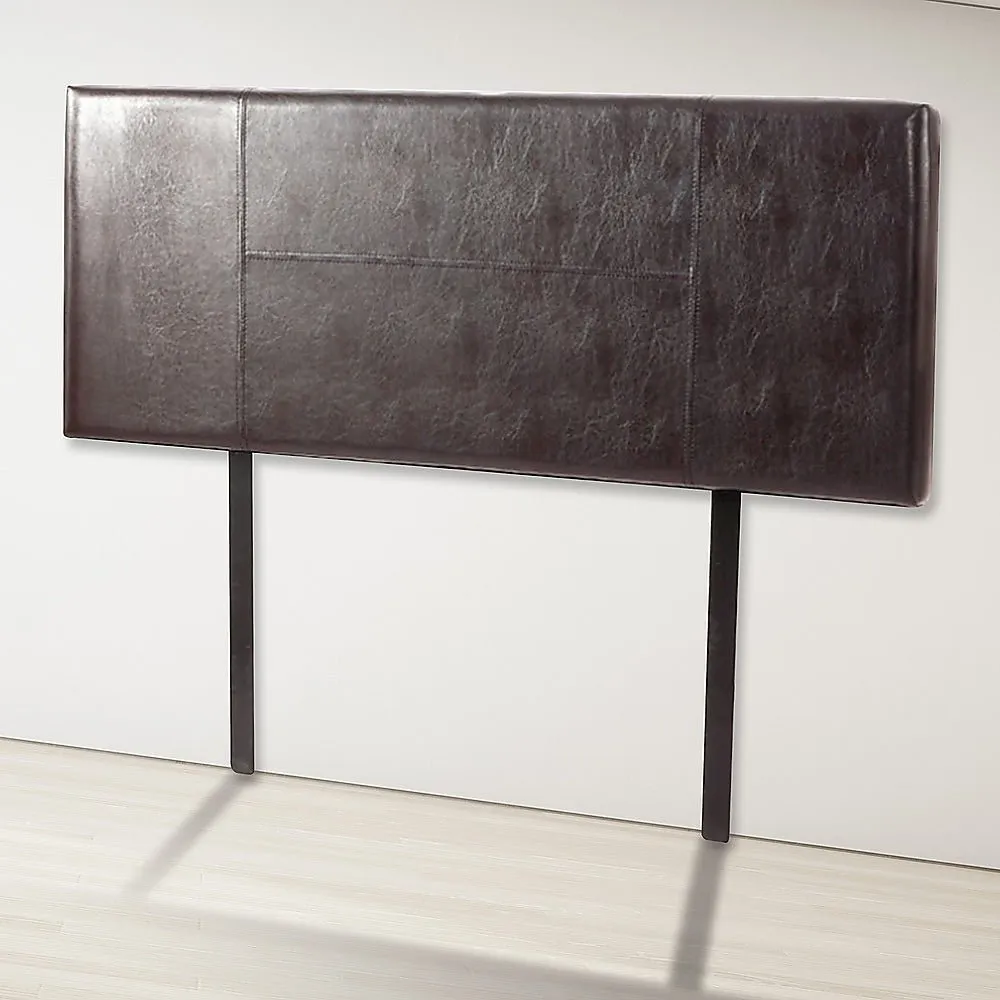 Double Size | PU Leather Bed Headboard Bedhead (Brown)