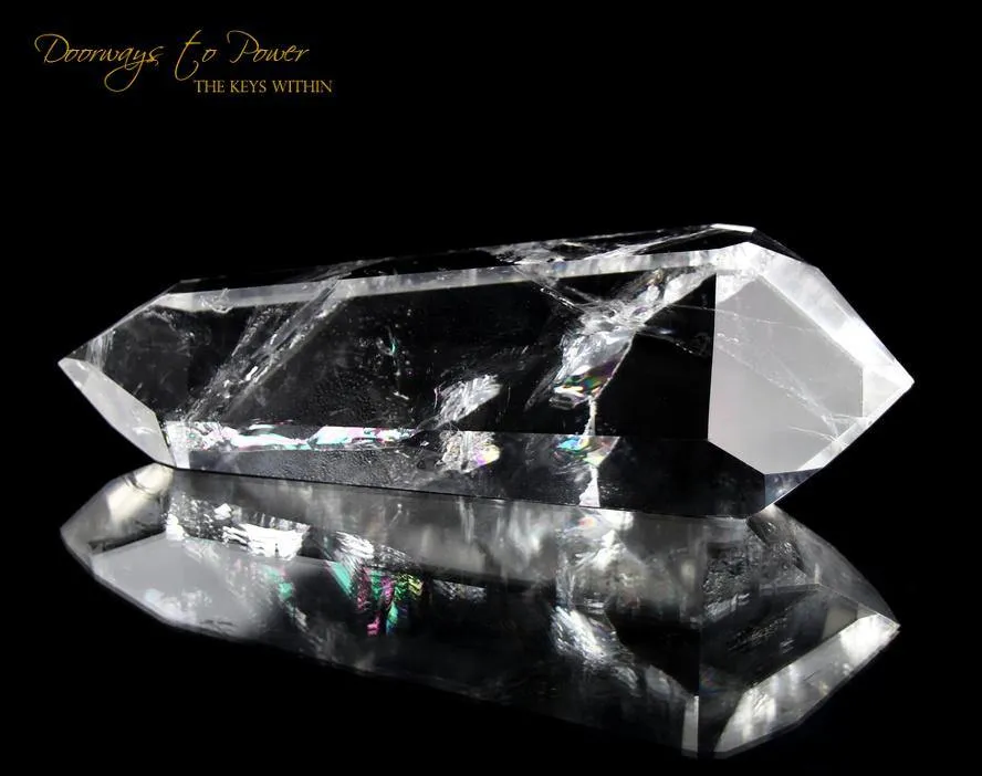Double Terminated Quartz Master Dow Meditation Crystal