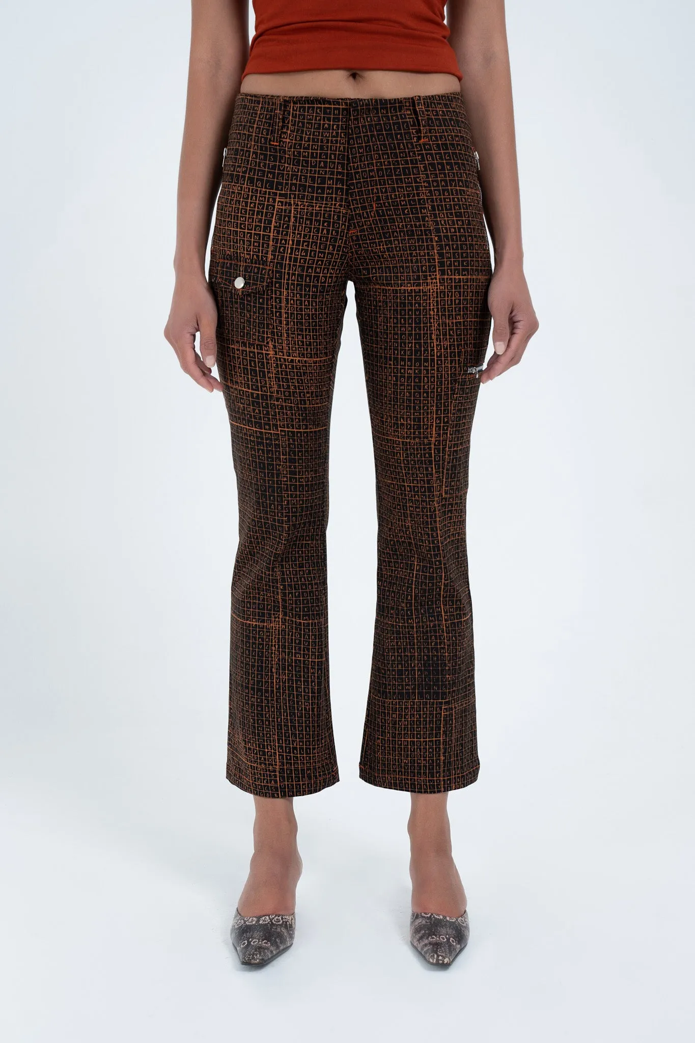 Flared Utility Pant in Find-A-Word