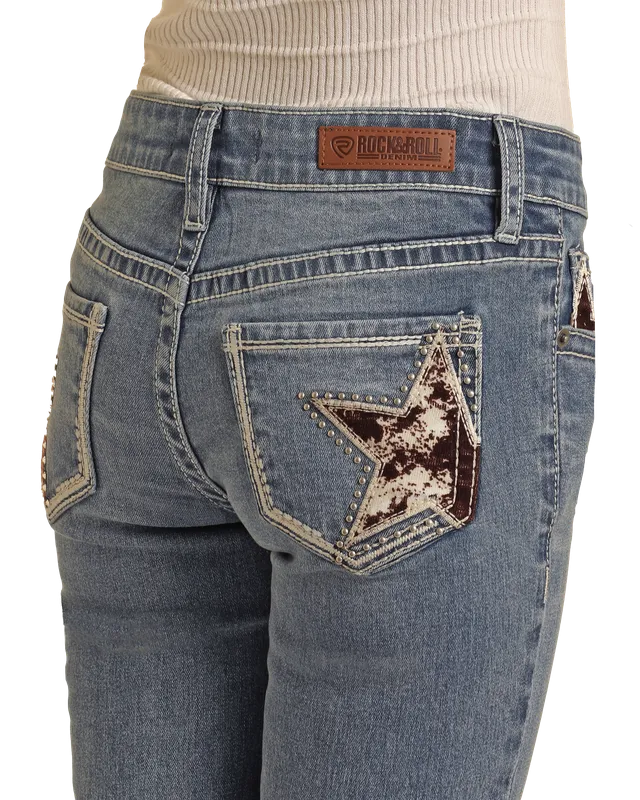 Girl's Rock & Roll Cowgirl Bootcut Jean #BG4MD04240