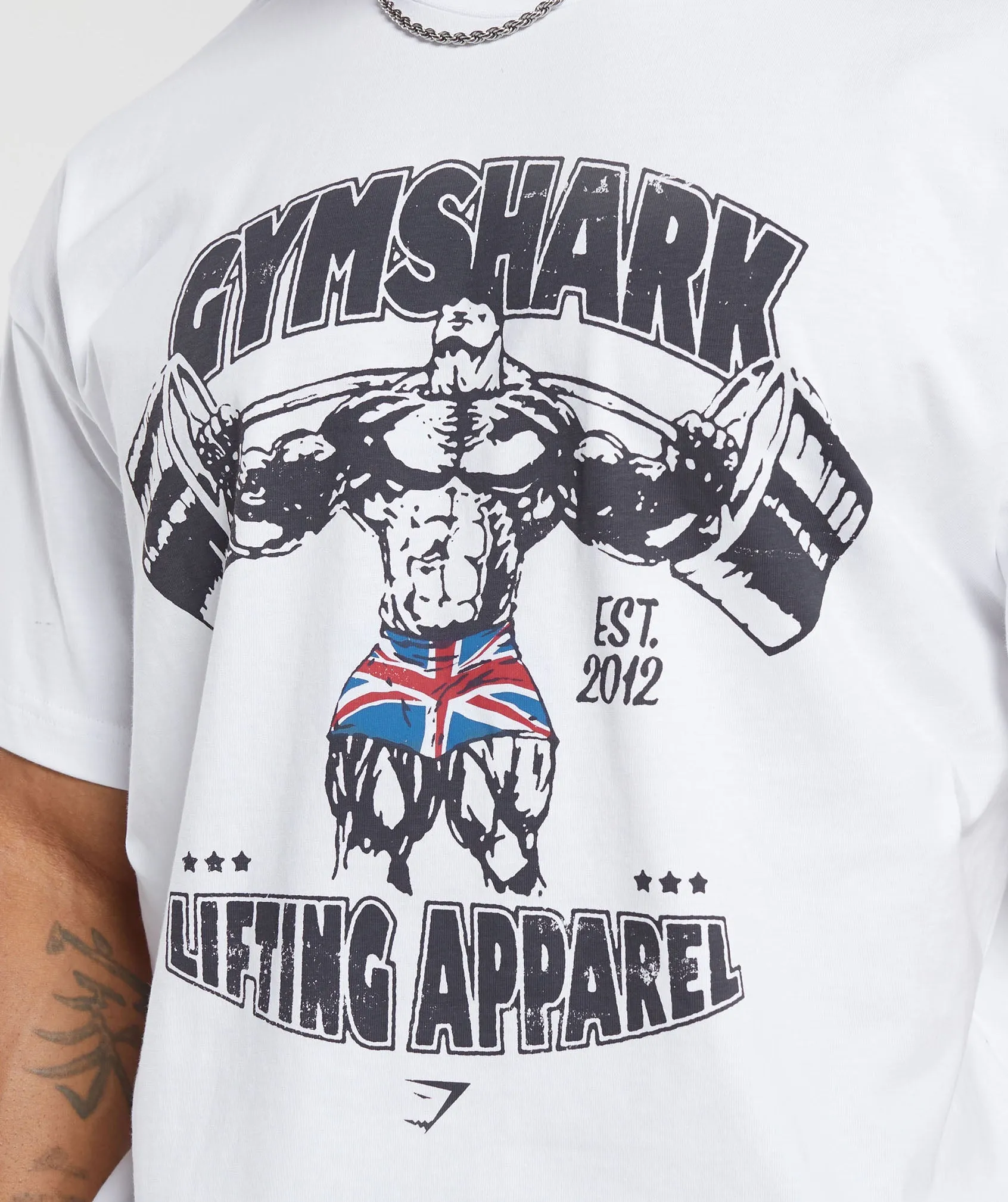 Gymshark Lifting Apparel T-Shirt - White