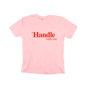 *Handle With Care - Tee (Pale Pink)