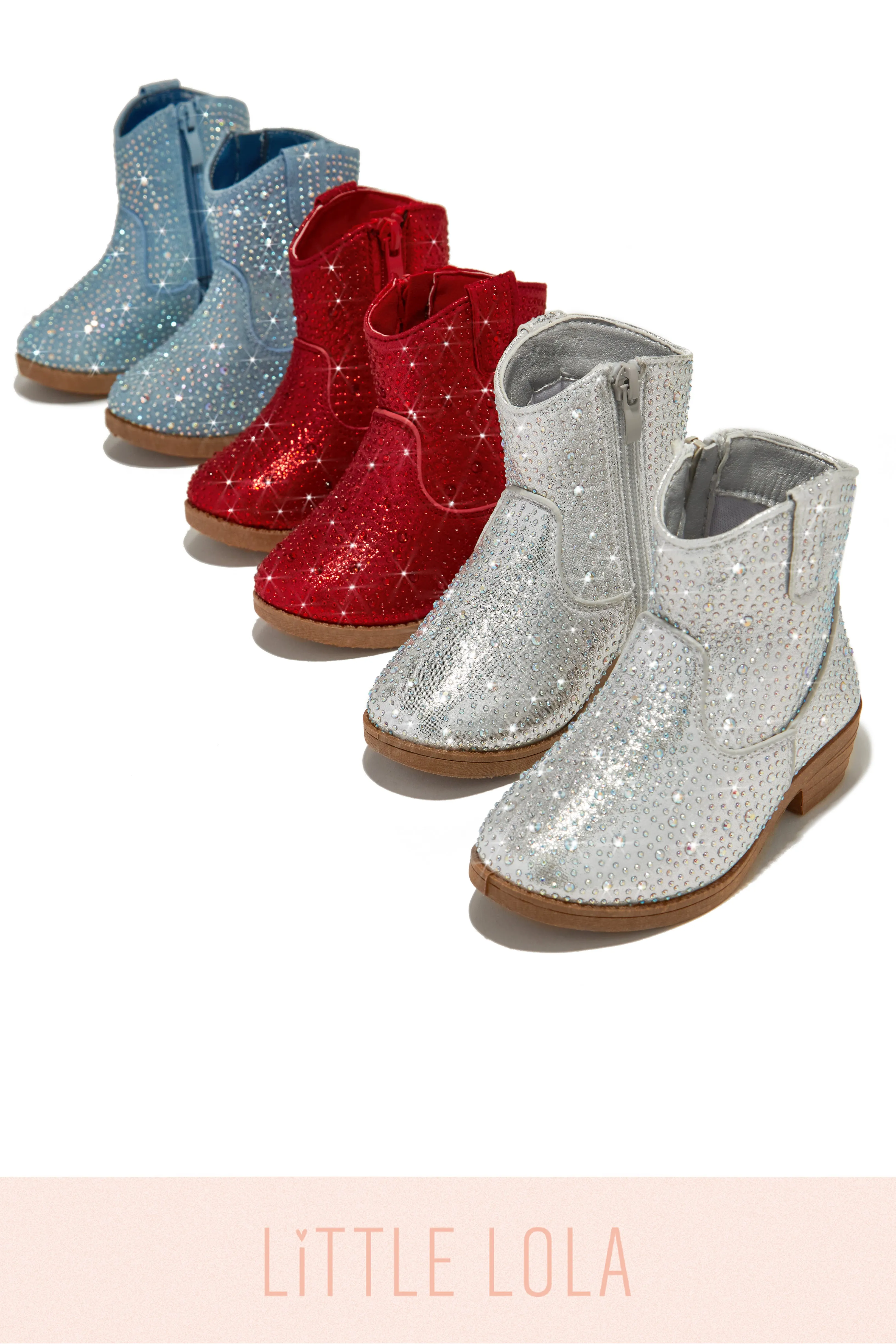 Kaleen Kids Embellished Cowgirl Boots - Denim