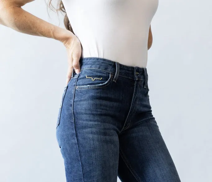Kimes Ranch Sarah Dark Wash Slim Fit Boot Cut