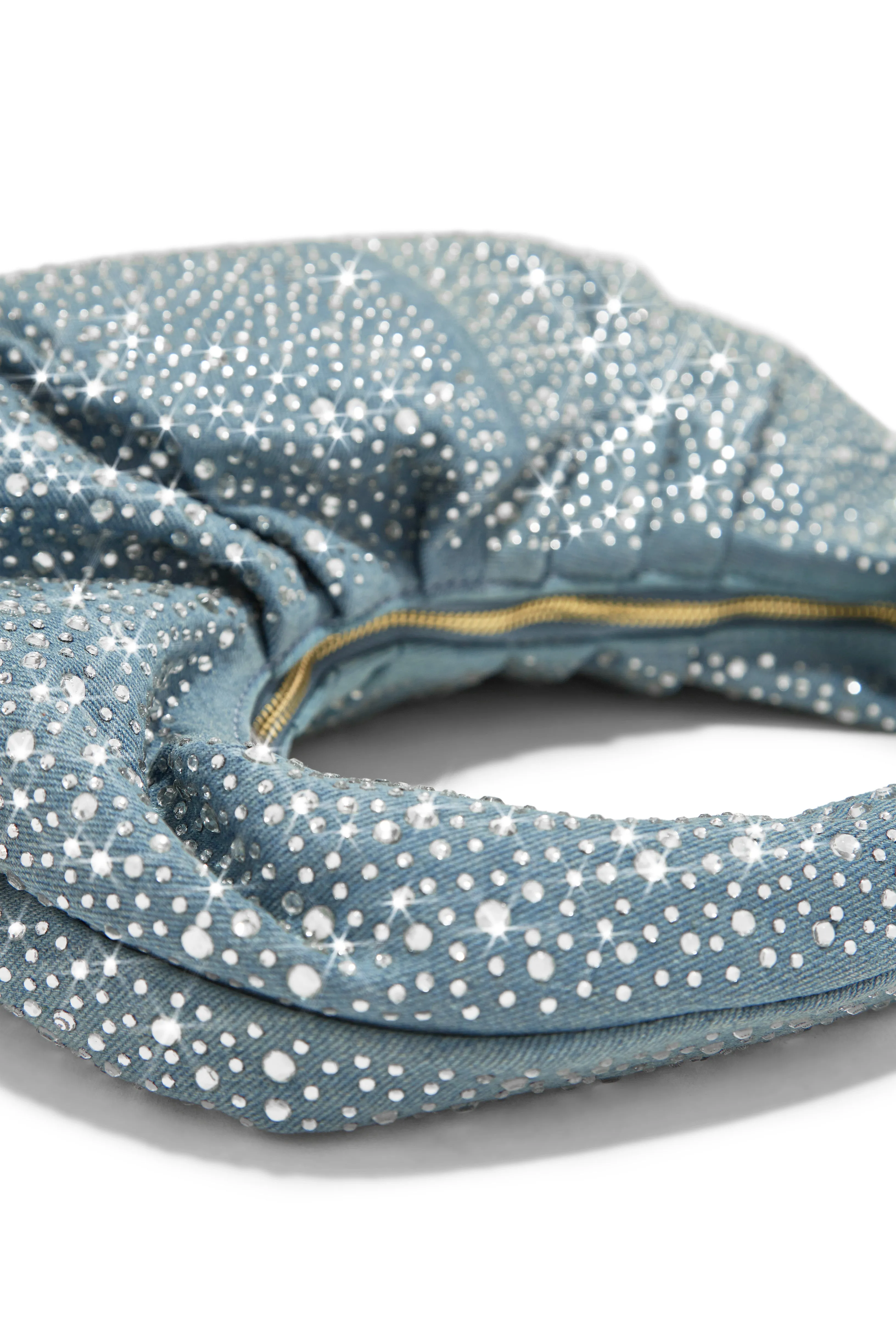 Makaila Embellished Bag - Denim