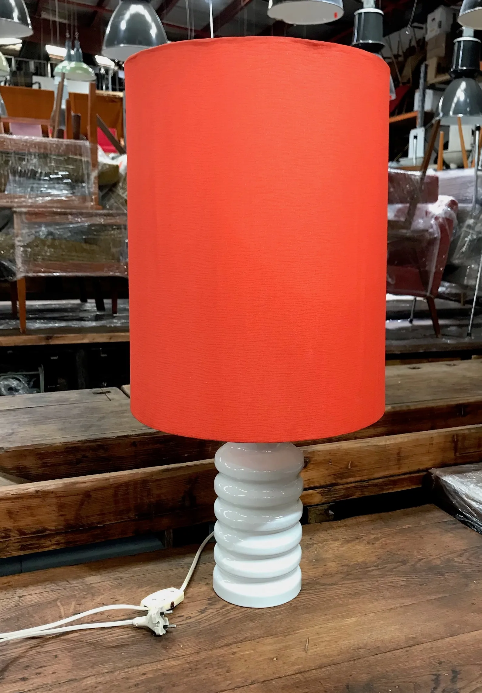 Mid Century "Wohnranumleuchten"  Table  Lamp  #3791