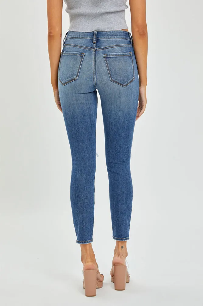 Mid Rise Skinny in Medium Denim by Cello