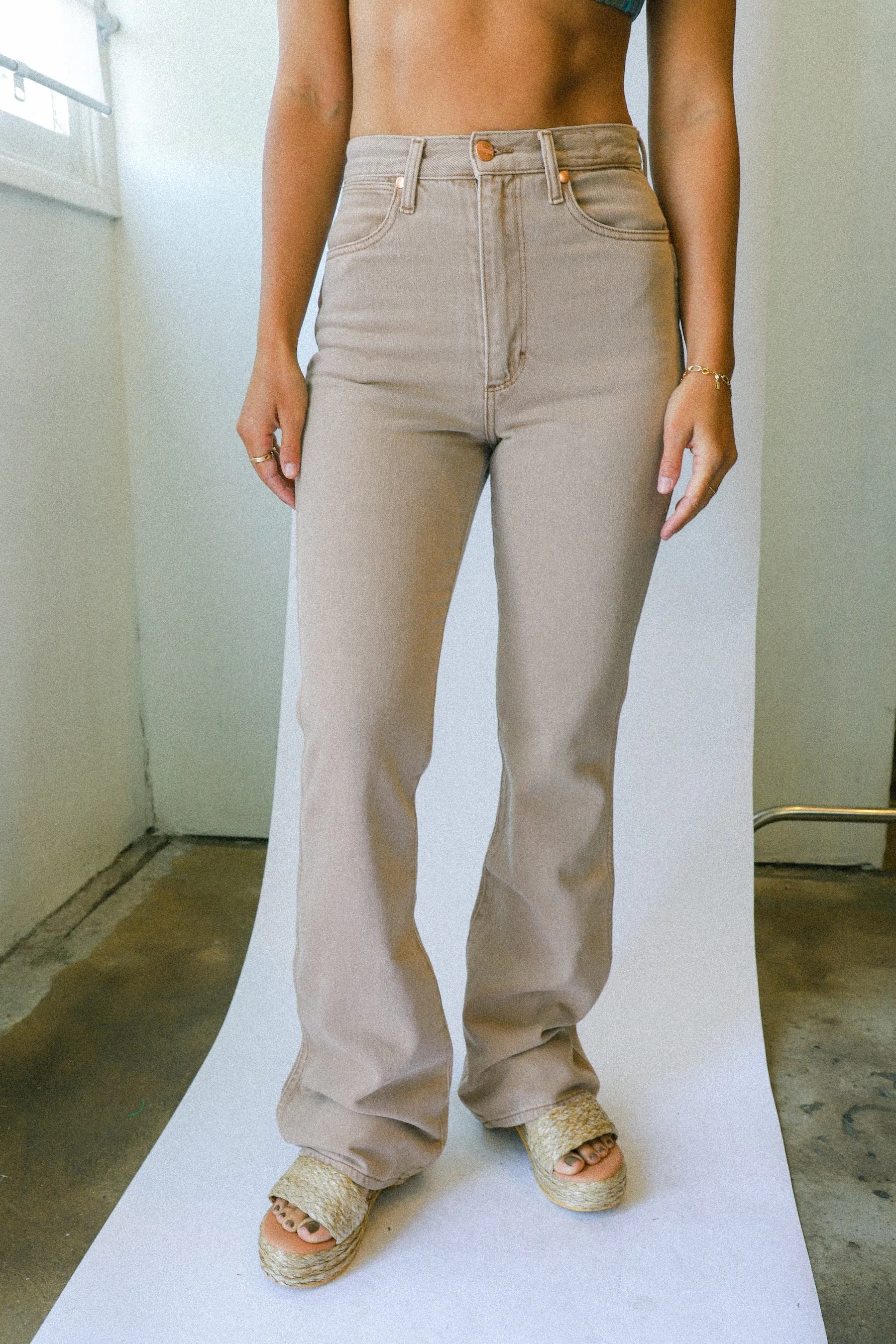 Ochre Westward High Rise Bootcut