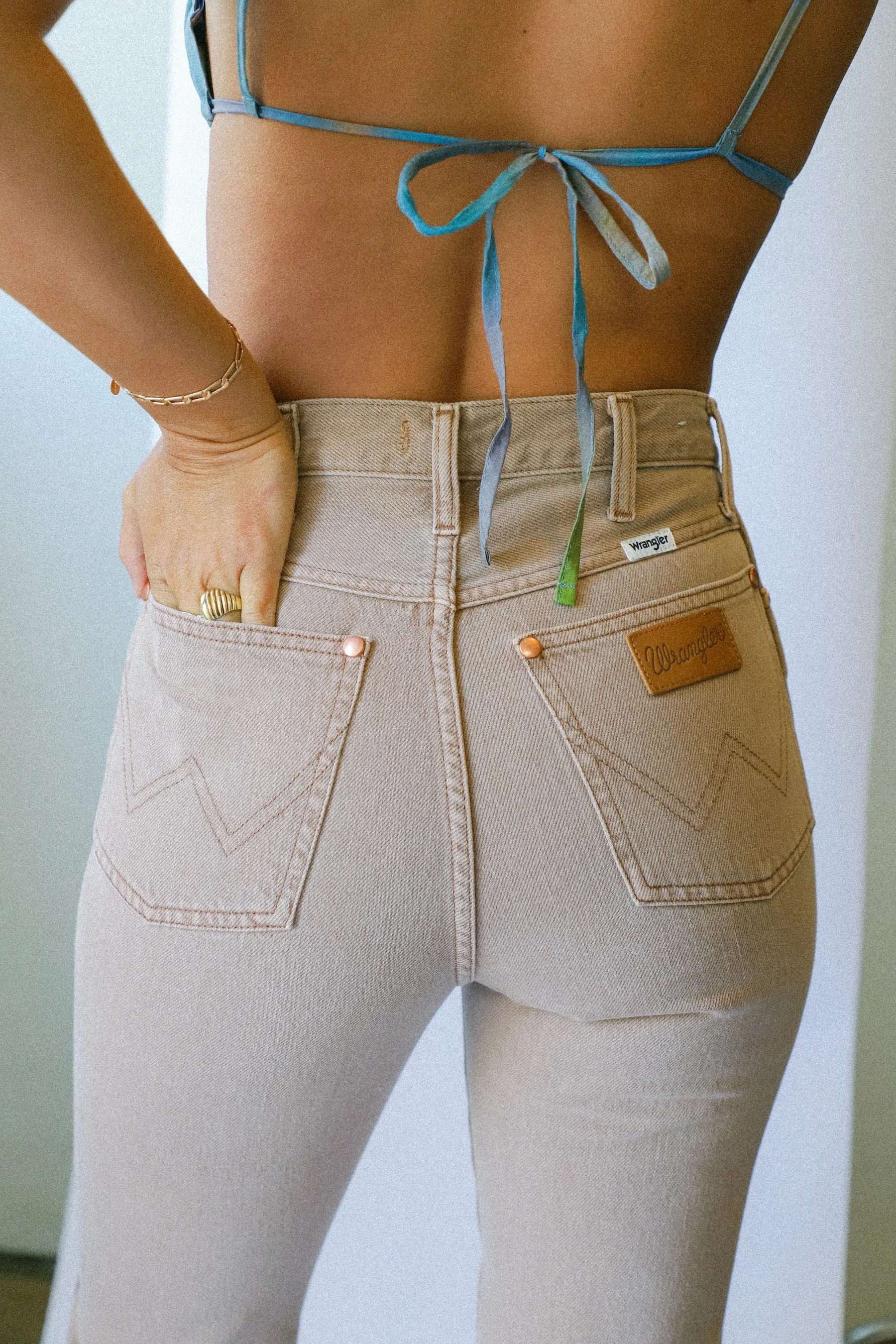 Ochre Westward High Rise Bootcut