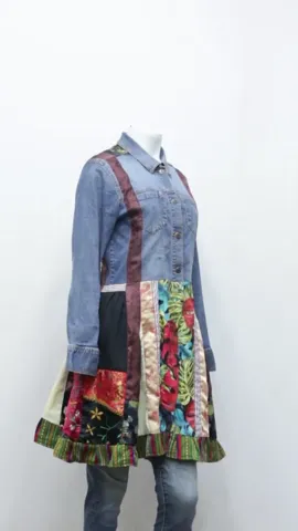 Rework Frok Style Denim Jackets