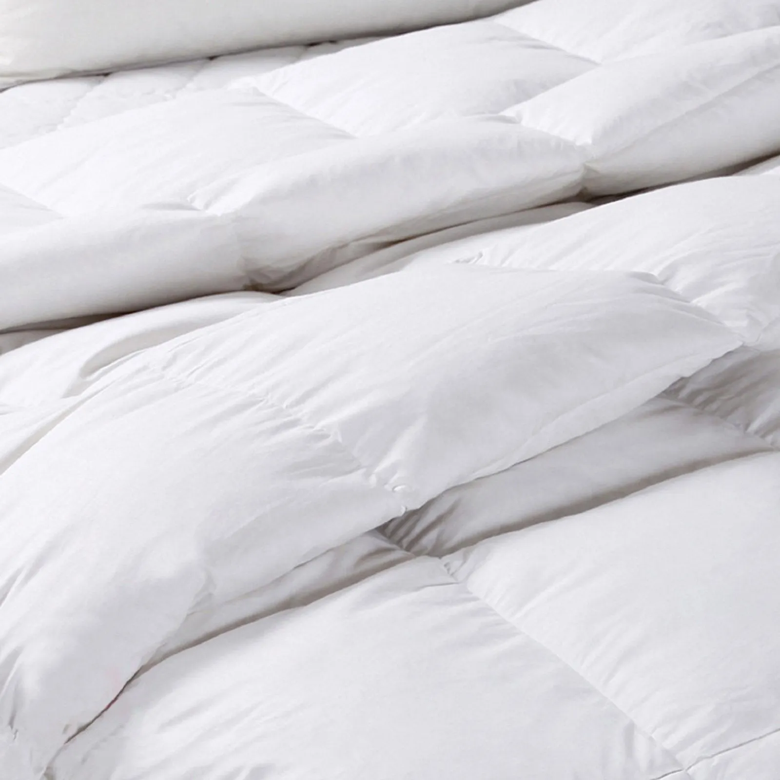 Royal Comfort 50% Goose Feather 50% Down 500GSM Quilt Duvet Deluxe Soft Touch Single White