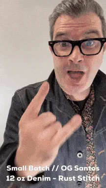 SANTOS // OG COMMUTER // INDIGO DENIM JACKET By Robert James
