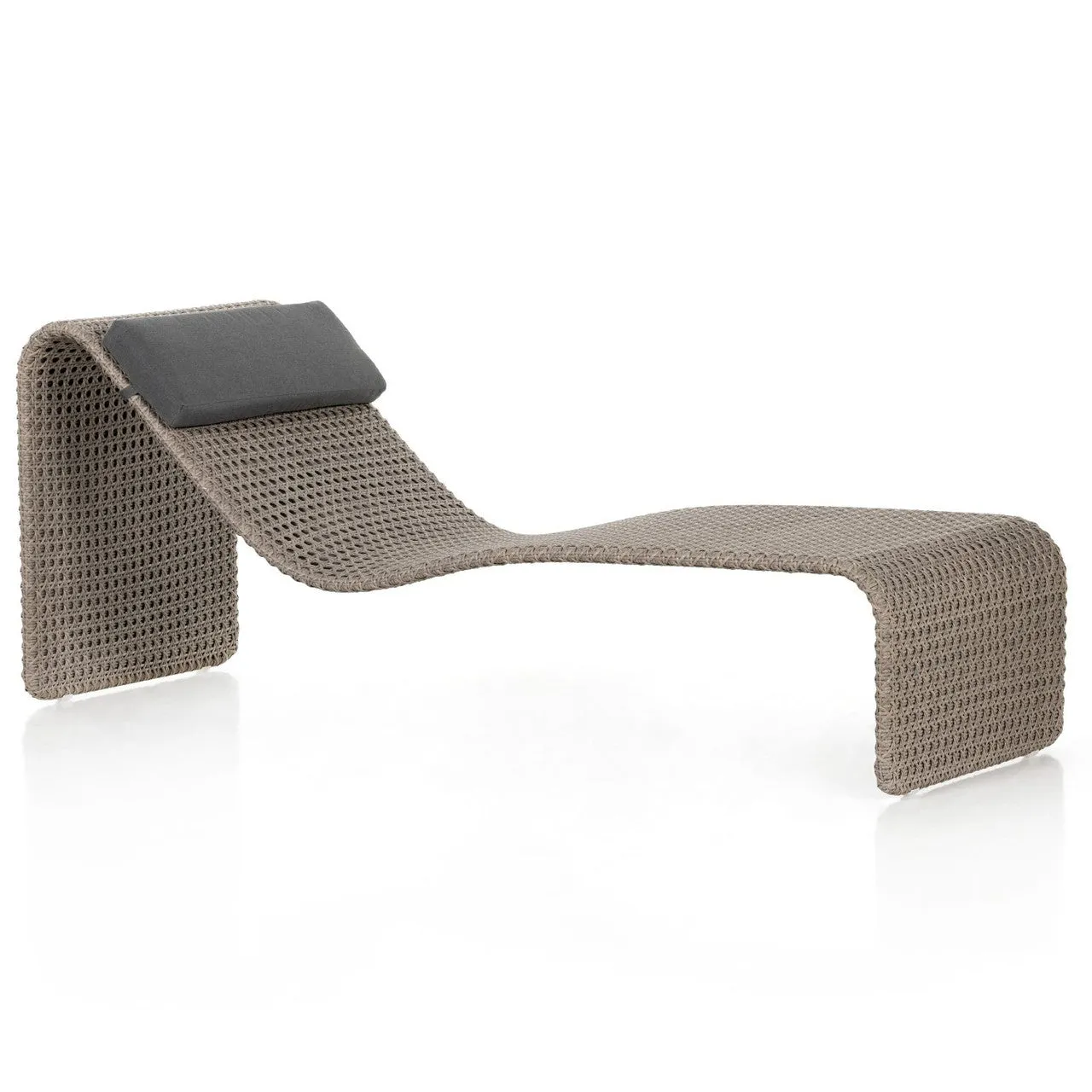 Shergi Outdoor Swimming Poolside Lounger (Brown)