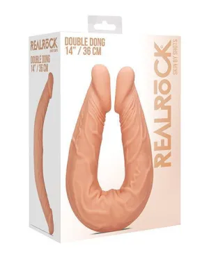 Shots Realrock 14" Double Dong - Flesh