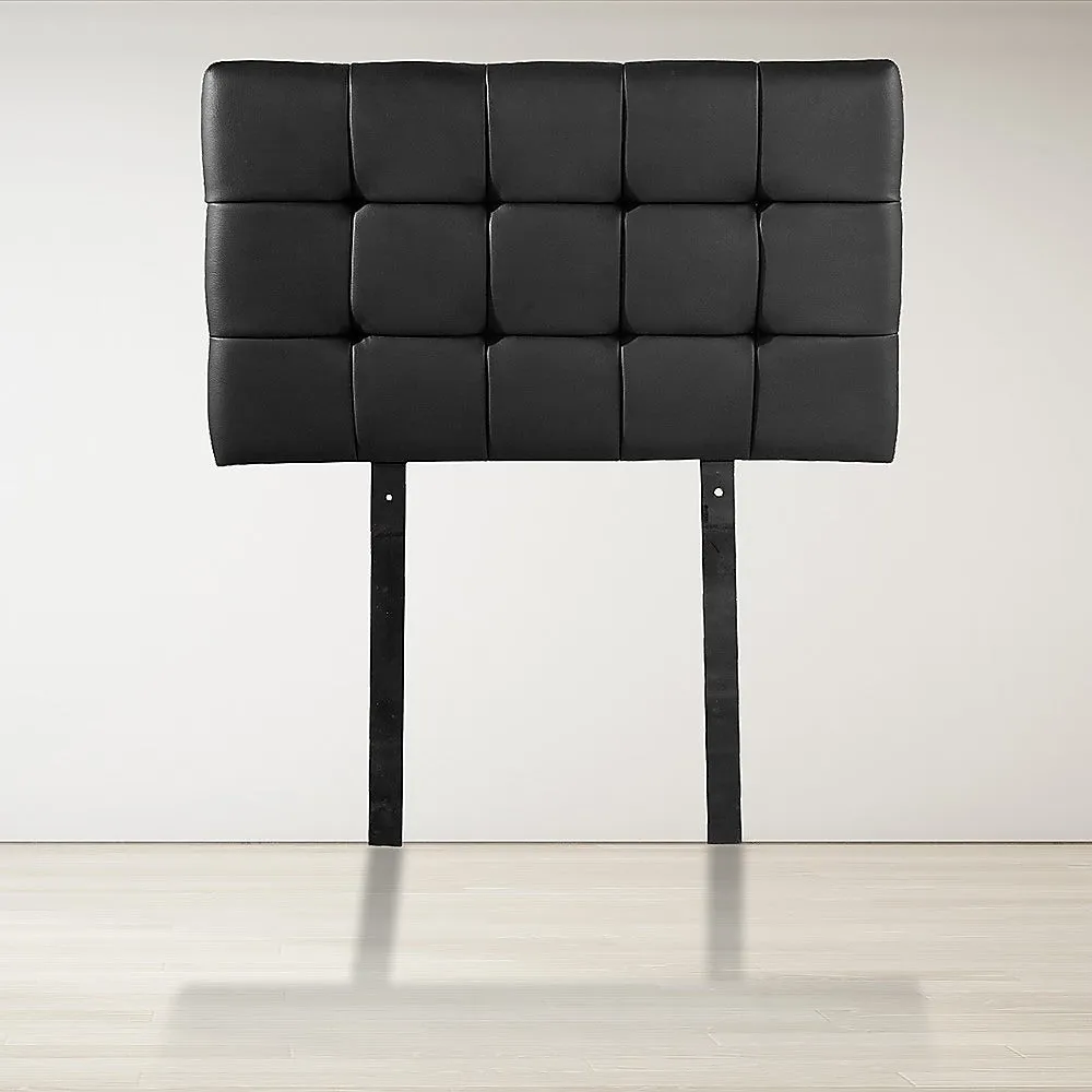 Single Size | Deluxe Headboard Bedhead (Black)