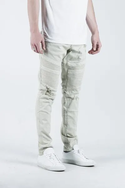 Sol Biker Denim (Off-White)