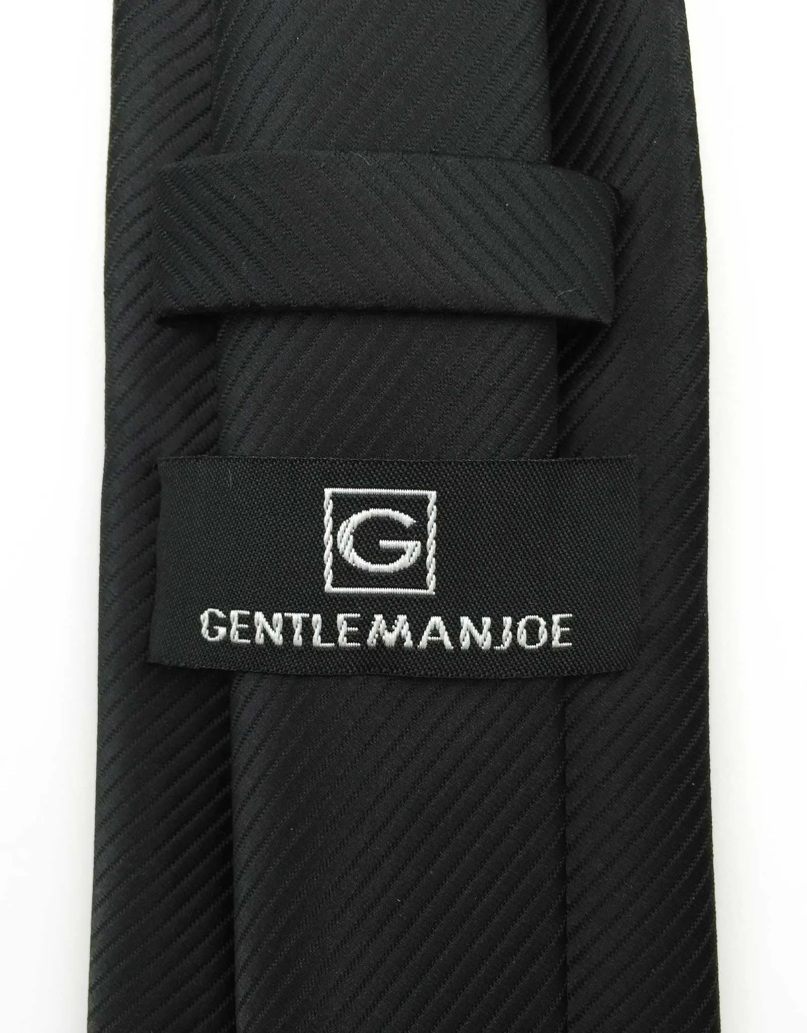 Solid Black Extra Long Tie - 3XL