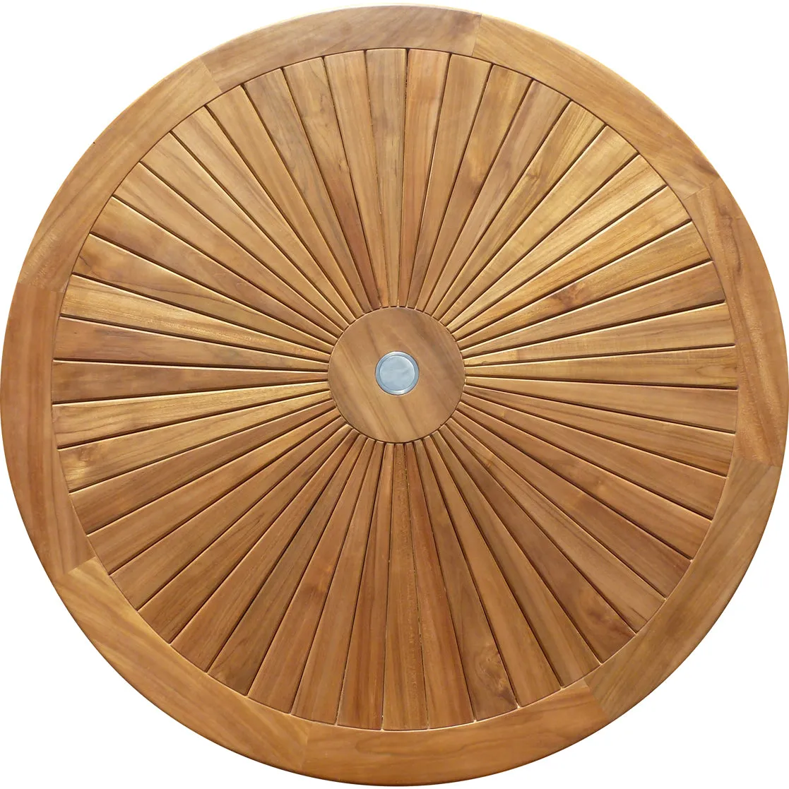 Teak Wood Sun Table, 47 Inch