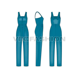 Women's Denim Dungaree