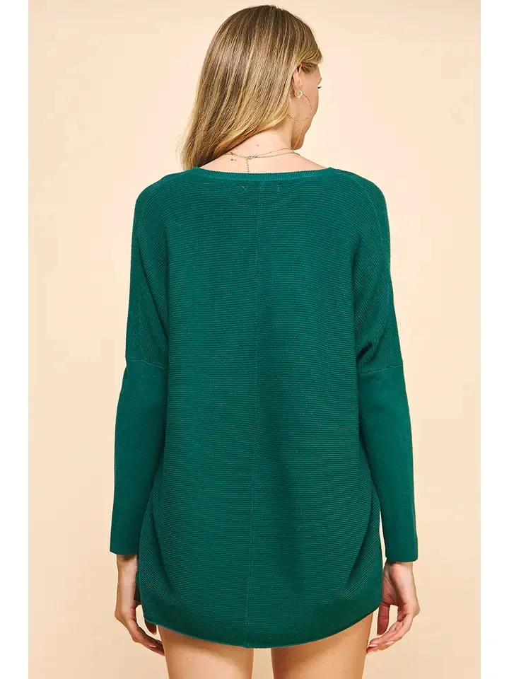 Women's Pinch Pine Green Sweater
