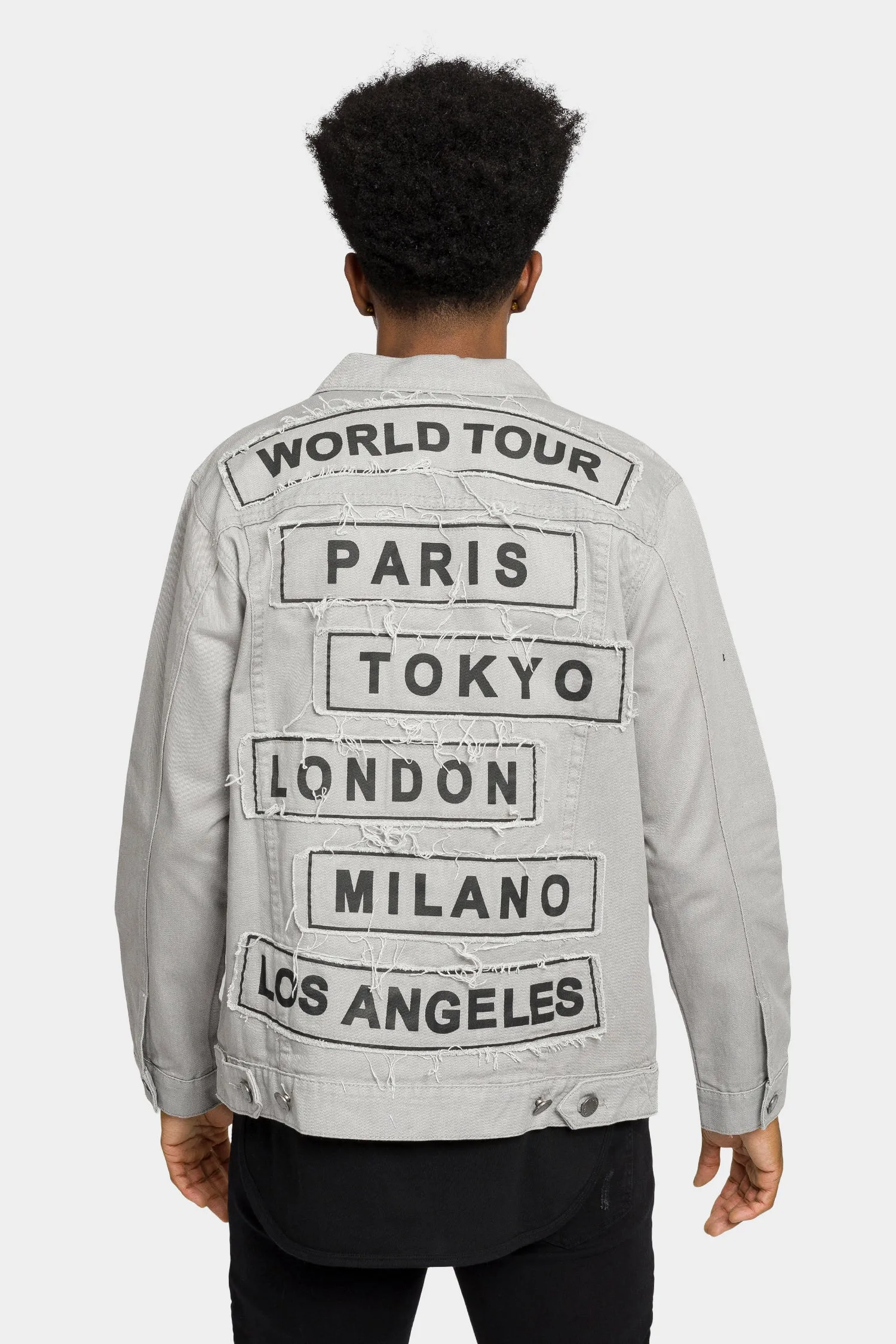 World Tour Colored Denim Jacket