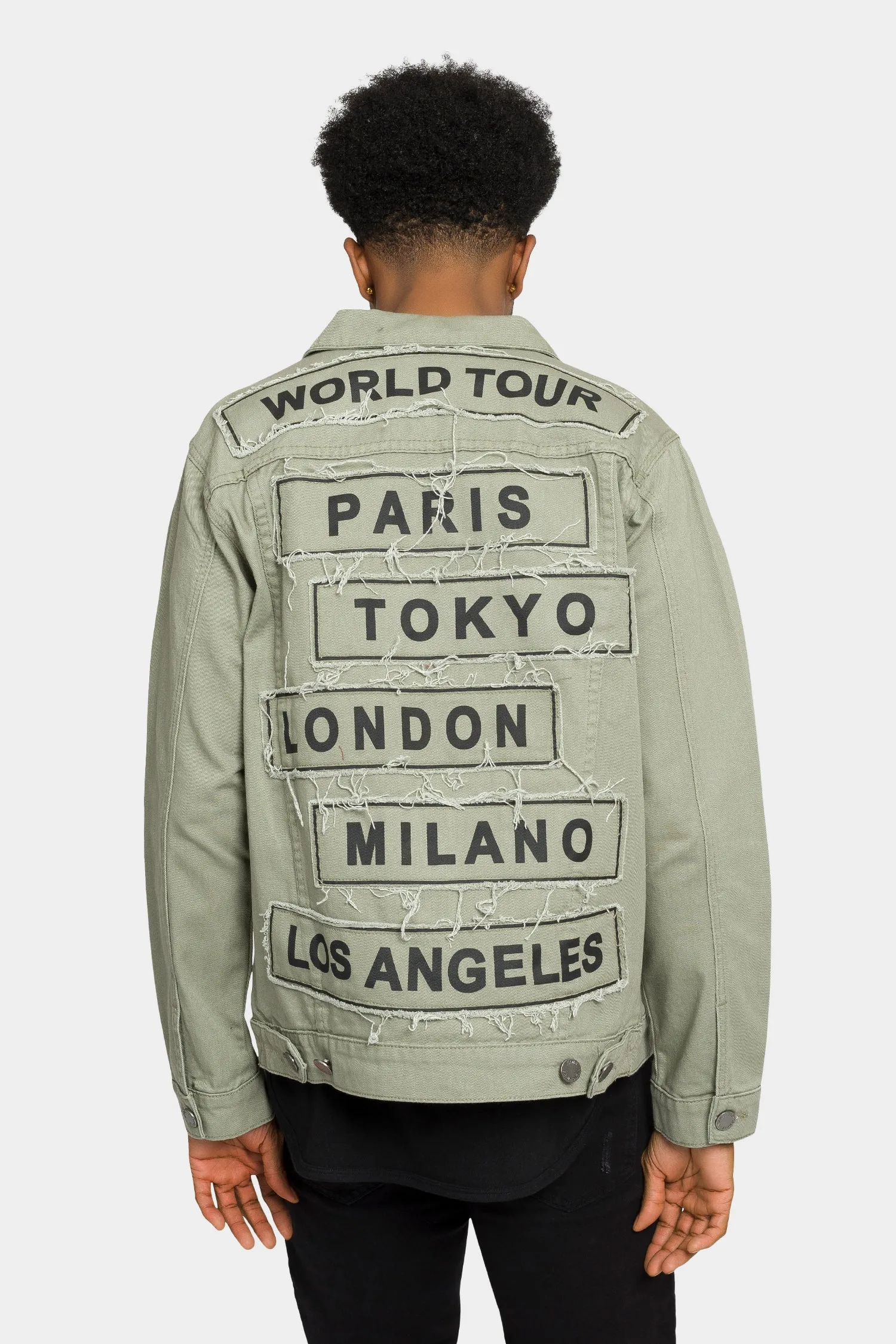 World Tour Colored Denim Jacket